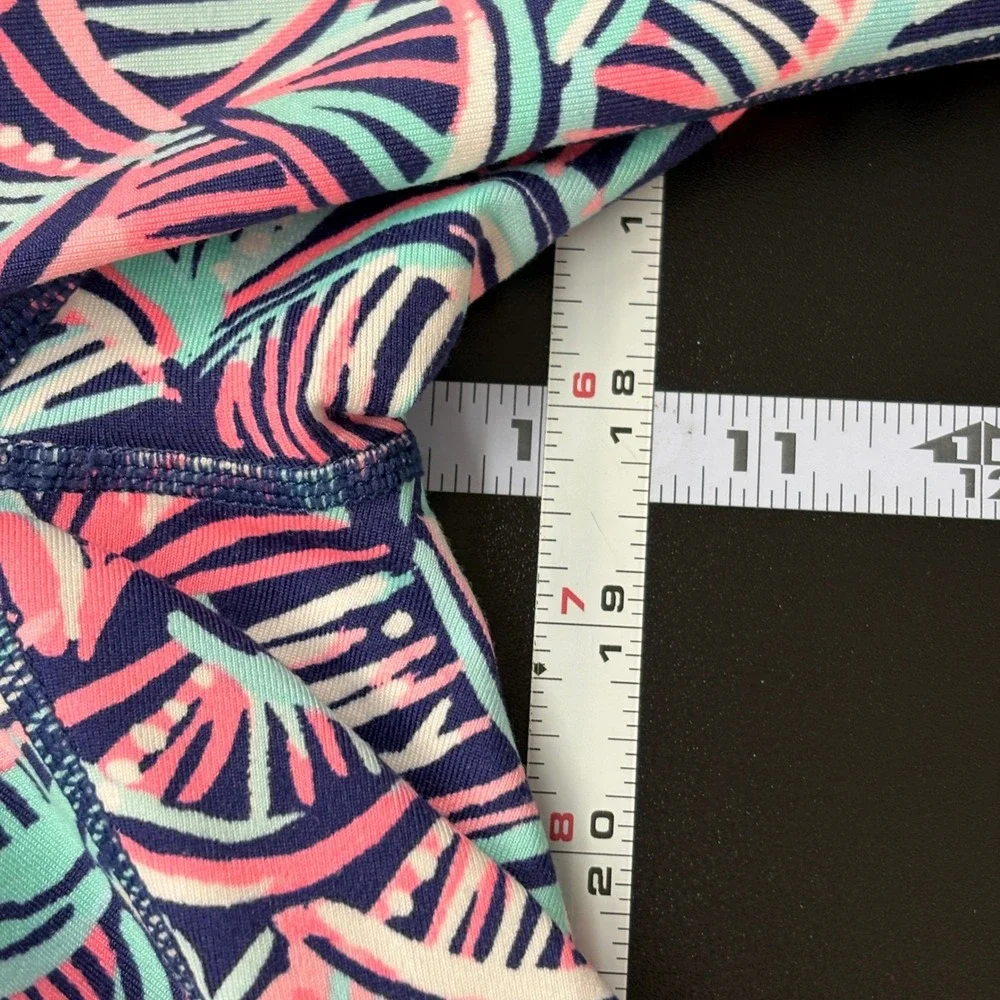 Lilly Pulitzer Women‎ Leggings Small Pink Blue Luxletic Activewear 28007 Resort